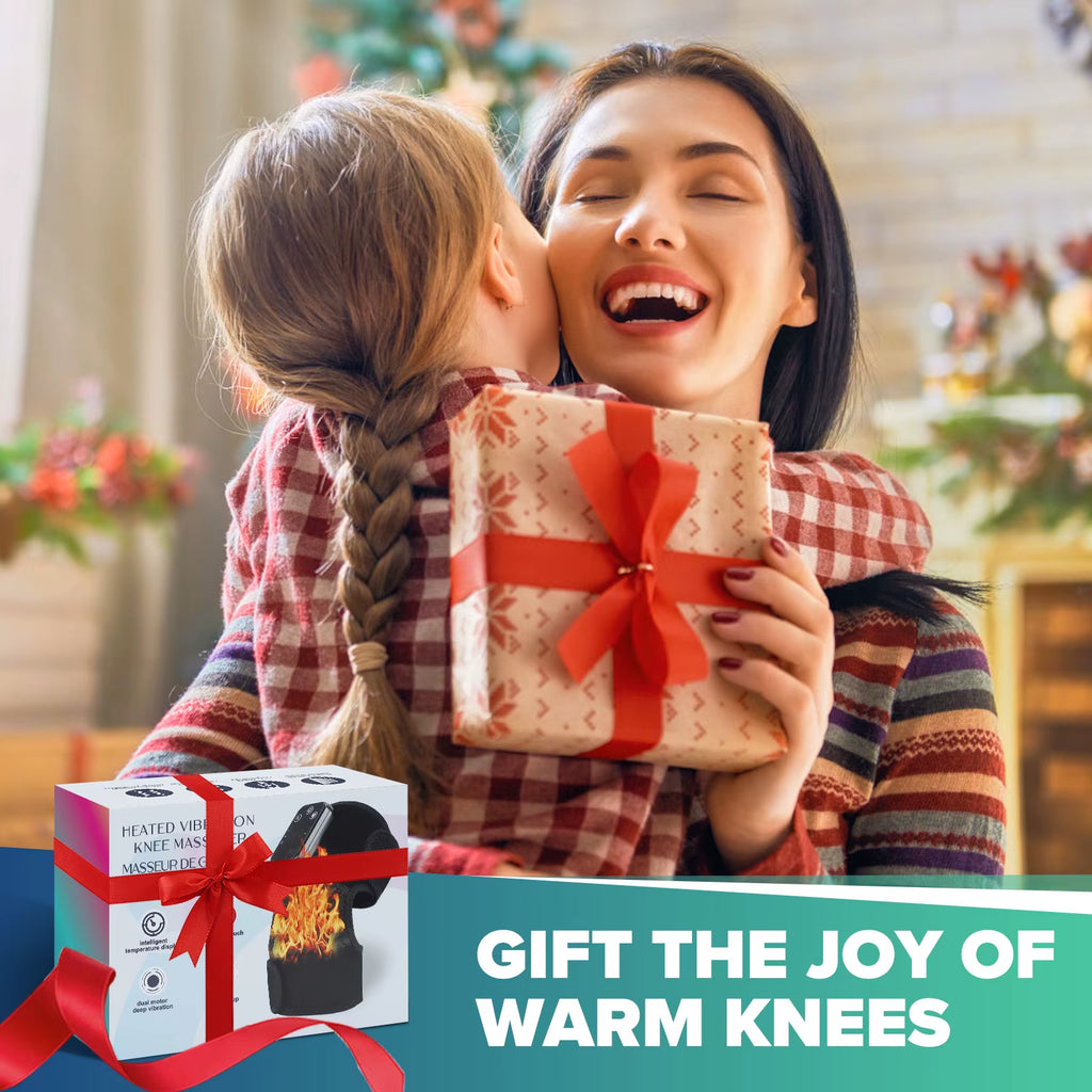 3 in 1 Heated Knee & Shoulder Massager Vibration Elbow Warmer for Temperature Control Support Brace Muscle Relaxation